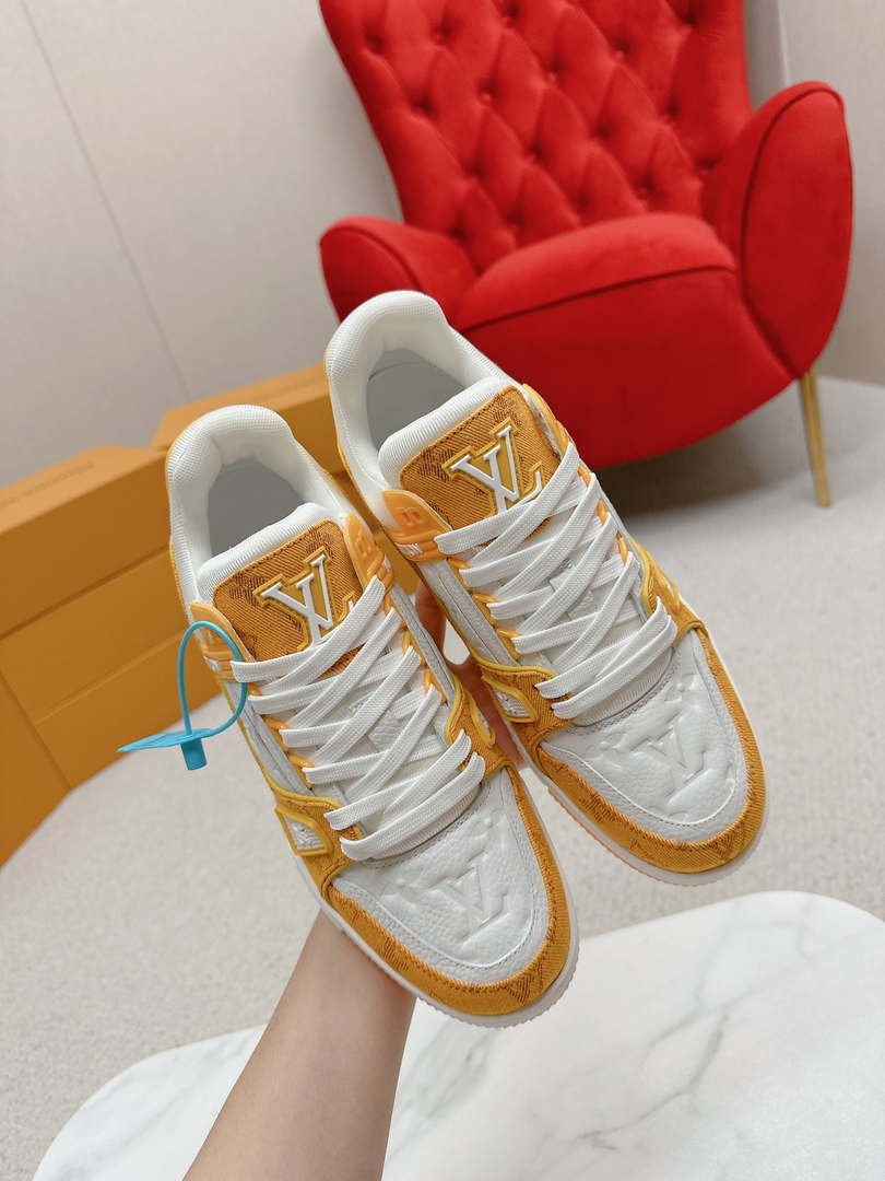 Louis Vuitton 1A9JG2 Men Women's LV Trainer Sneaker L62486