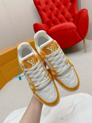 Louis Vuitton 1A9JG2 Men Women's LV Trainer Sneaker L62486 - Fmale-Euro 35=US 4 - View 4