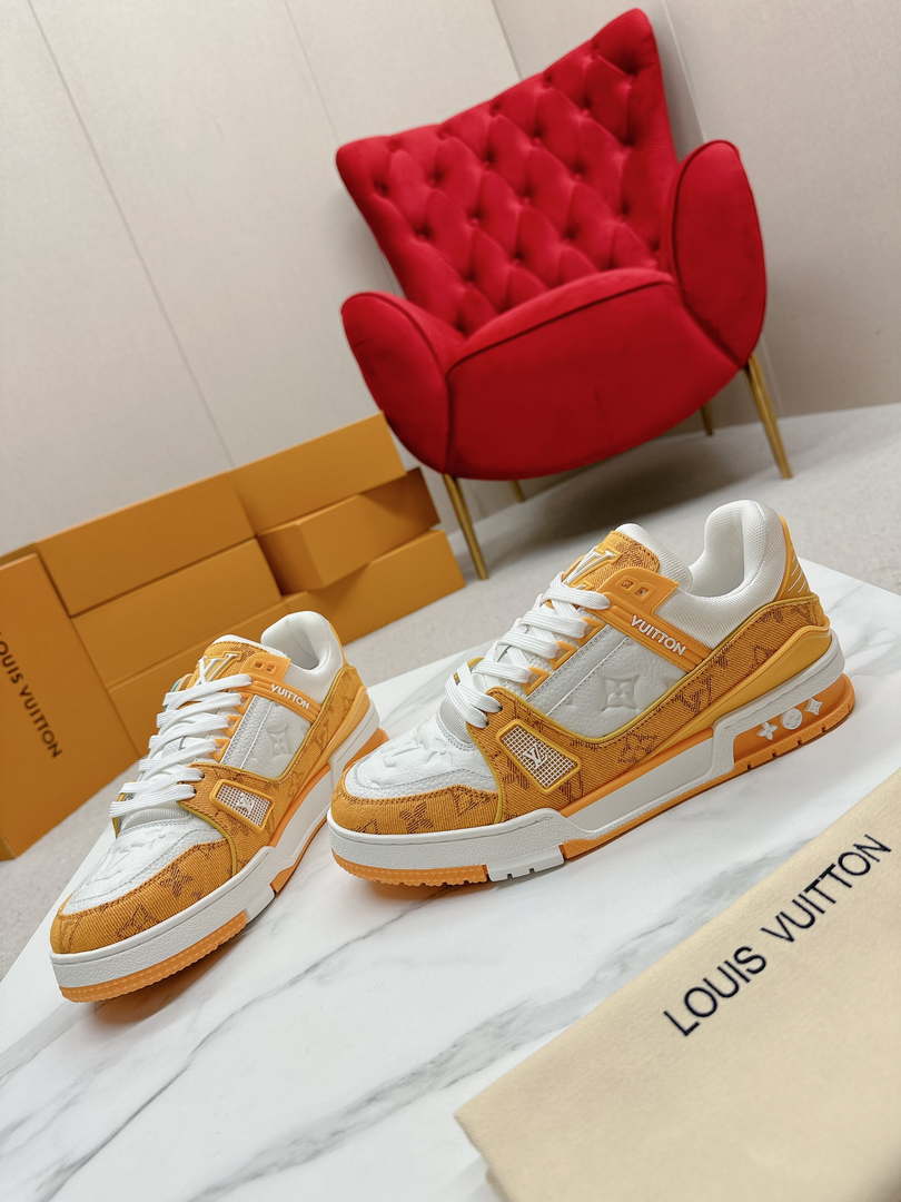 Louis Vuitton 1A9JG2 Men Women's LV Trainer Sneaker L62486 - Fmale-Euro 35=US 4 - View 5