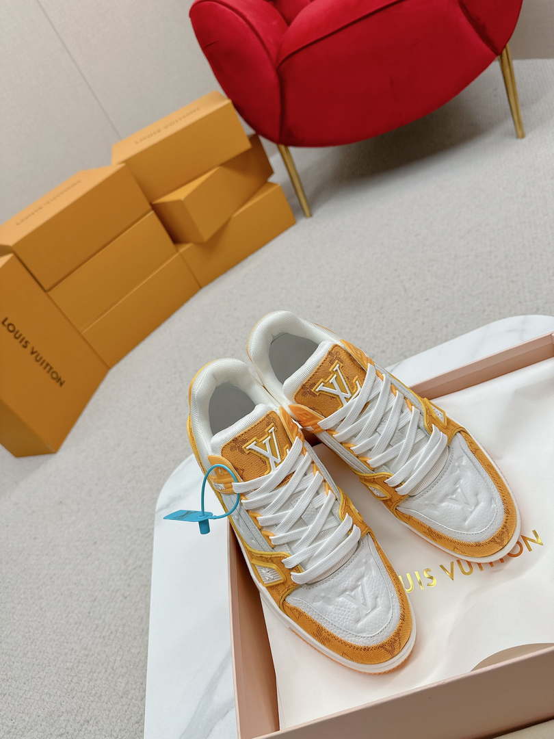 Louis Vuitton 1A9JG2 Men Women's LV Trainer Sneaker L62486