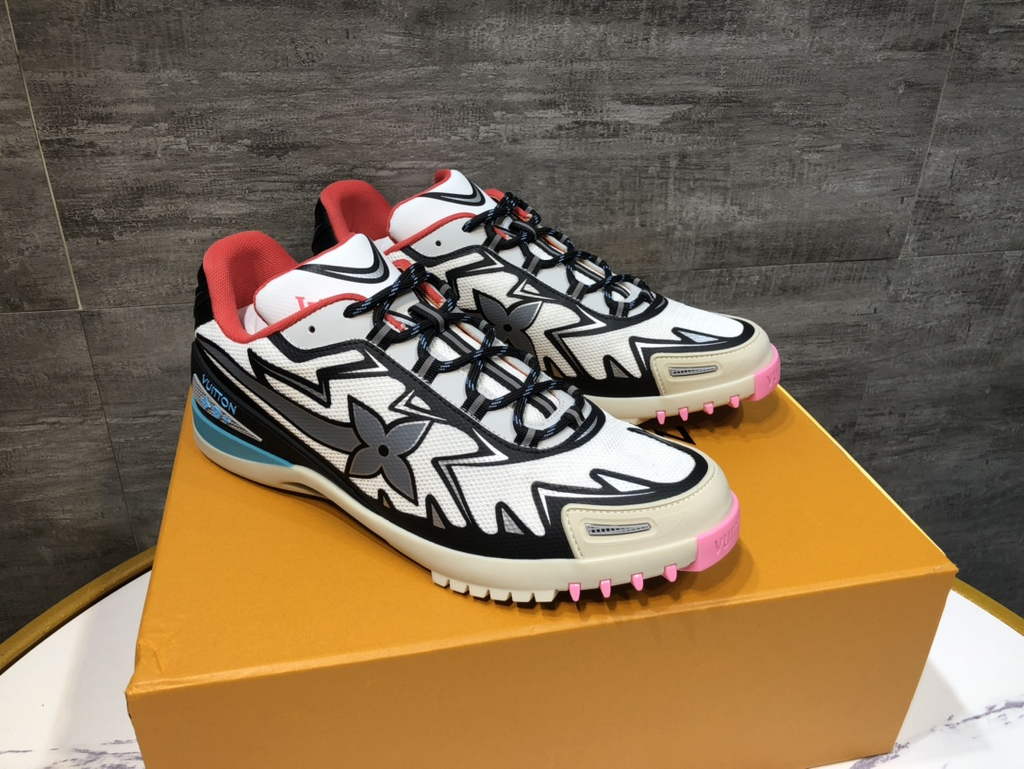 Louis Vuitton Women Men's  LV Time Out Sneaker M60054 - Male-38 - View 1