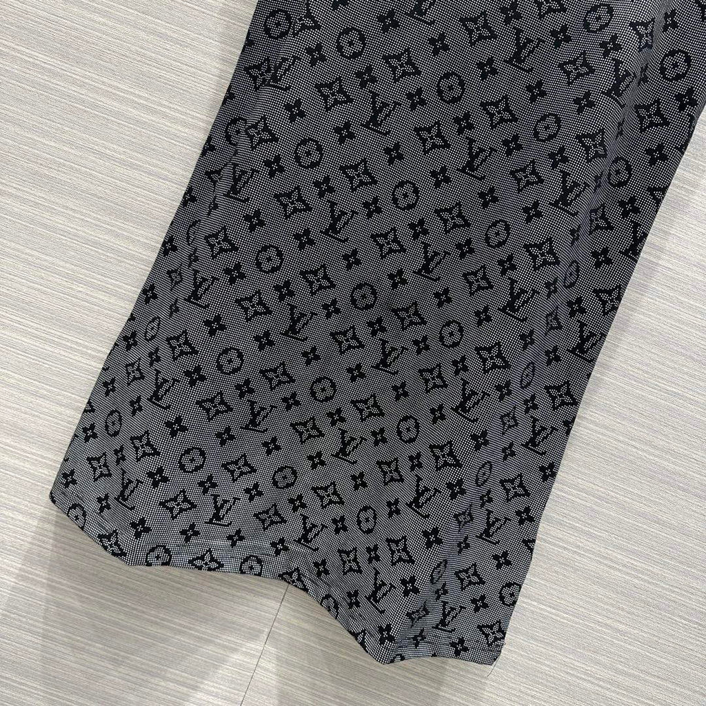 Louis Vuitton 1ABCBS Inverted Mahina Monogram Chain Shoulder T-Shirt Dress L33560