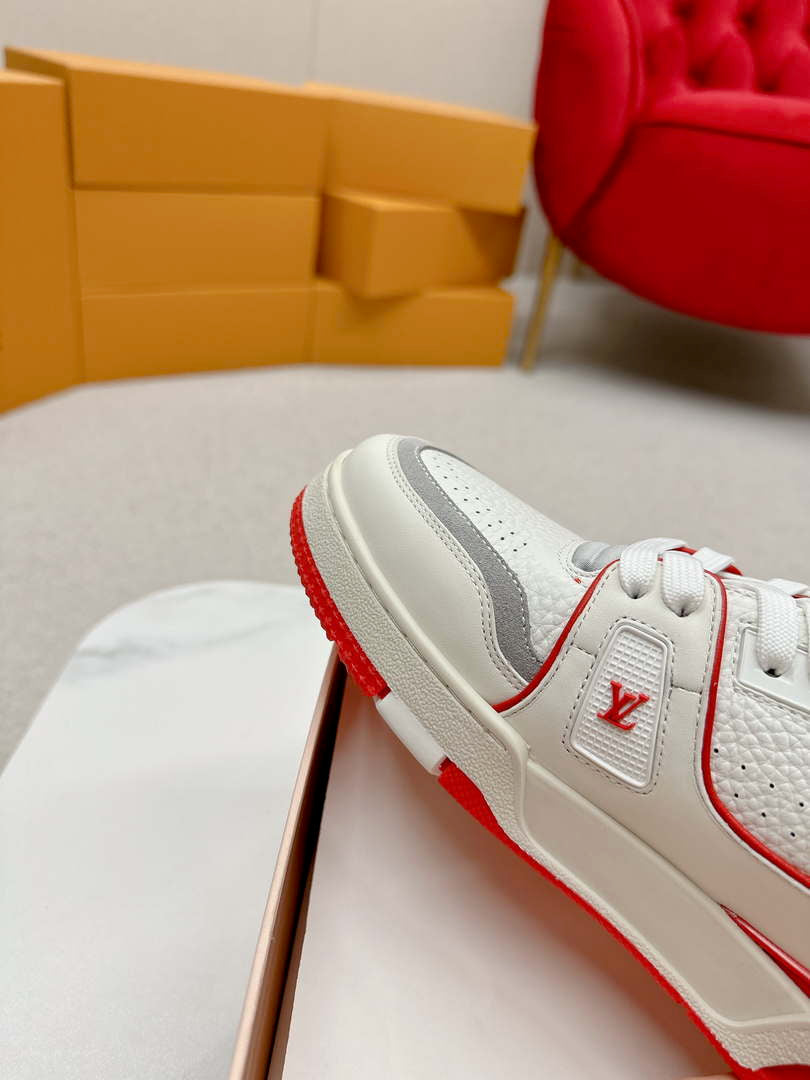 Louis Vuitton 1ABFAF Men Women's LV Trainer Sneaker L62460