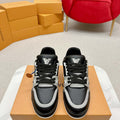 Louis Vuitton 1ABFAF Men Women's LV Trainer Sneaker L62461 - Fmale-Euro 35=US 4 - View 1