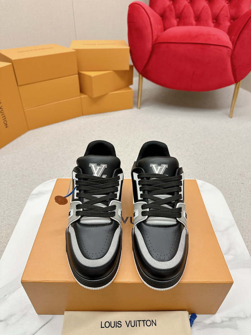 Louis Vuitton 1ABFAF Men Women's LV Trainer Sneaker L62461