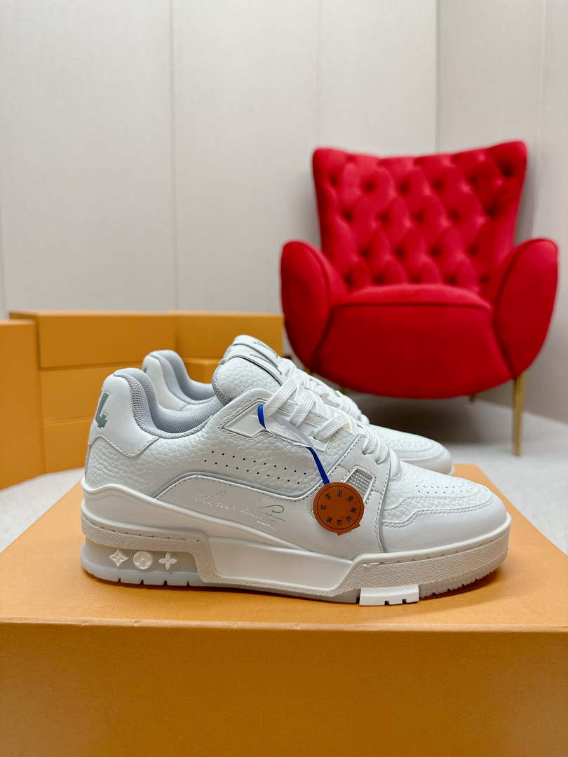 Louis Vuitton 1ABFAF Men Women's LV Trainer Sneaker L62462