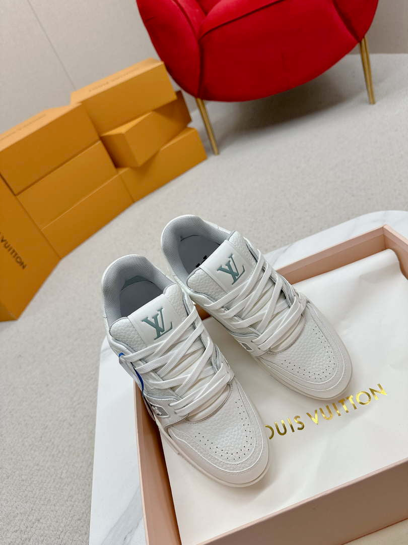 Louis Vuitton 1ABFAF Men Women's LV Trainer Sneaker L62462