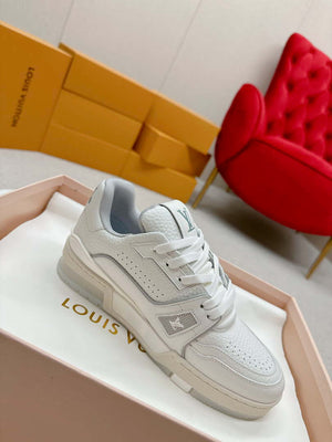 Louis Vuitton 1ABFAF Men Women's LV Trainer Sneaker L62462 - Fmale-Euro 35=US 4 - View 7