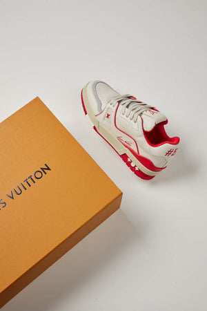 Louis Vuitton 1ABFAF Men Women's LV Trainer Sneaker L62463 - Fmale-Euro 35=US 4 - View 1