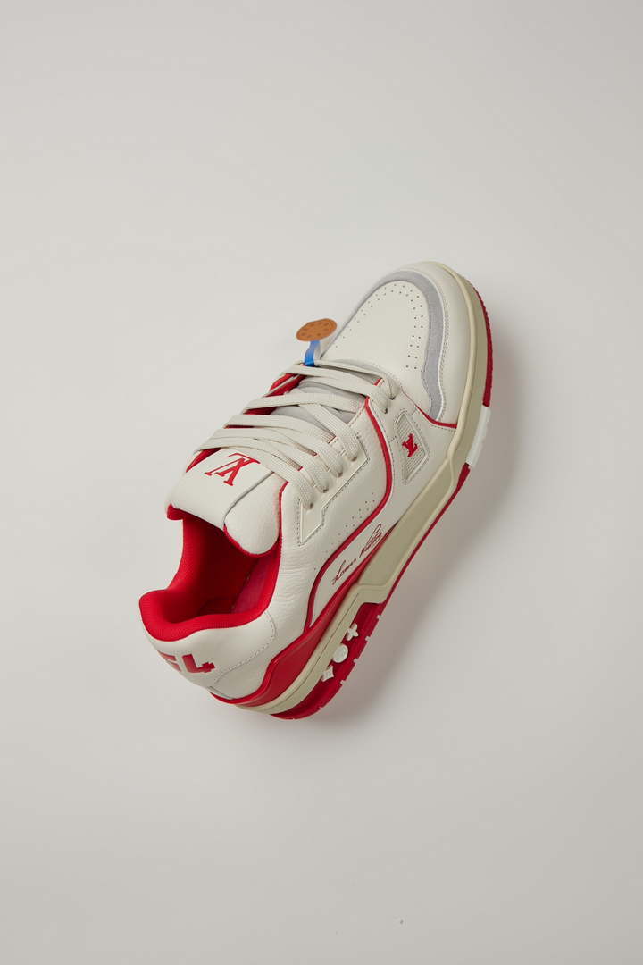 Louis Vuitton 1ABFAF Men Women's LV Trainer Sneaker L62463