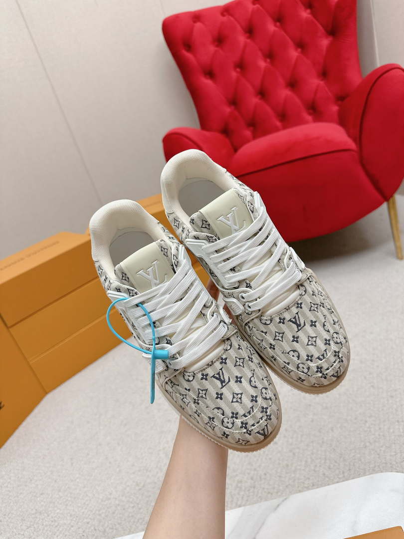 Louis Vuitton 1ABG0H Men Women's LV Trainer Sneaker L62475