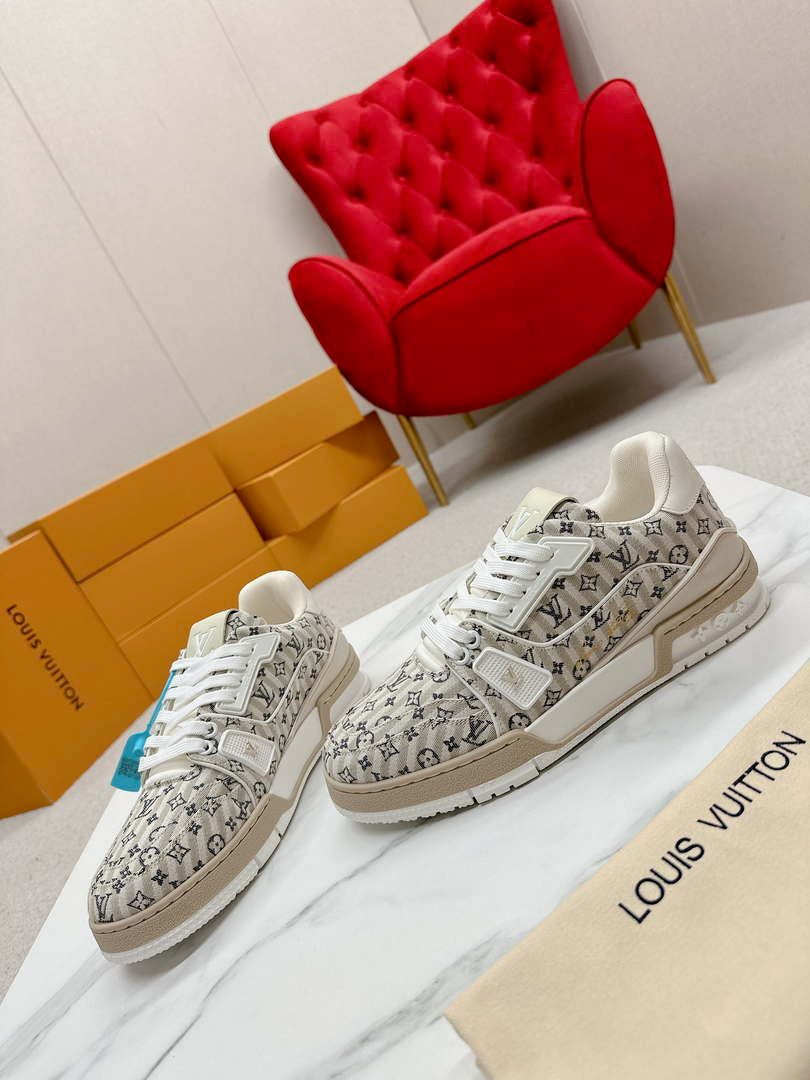 Louis Vuitton 1ABG0H Men Women's LV Trainer Sneaker L62475