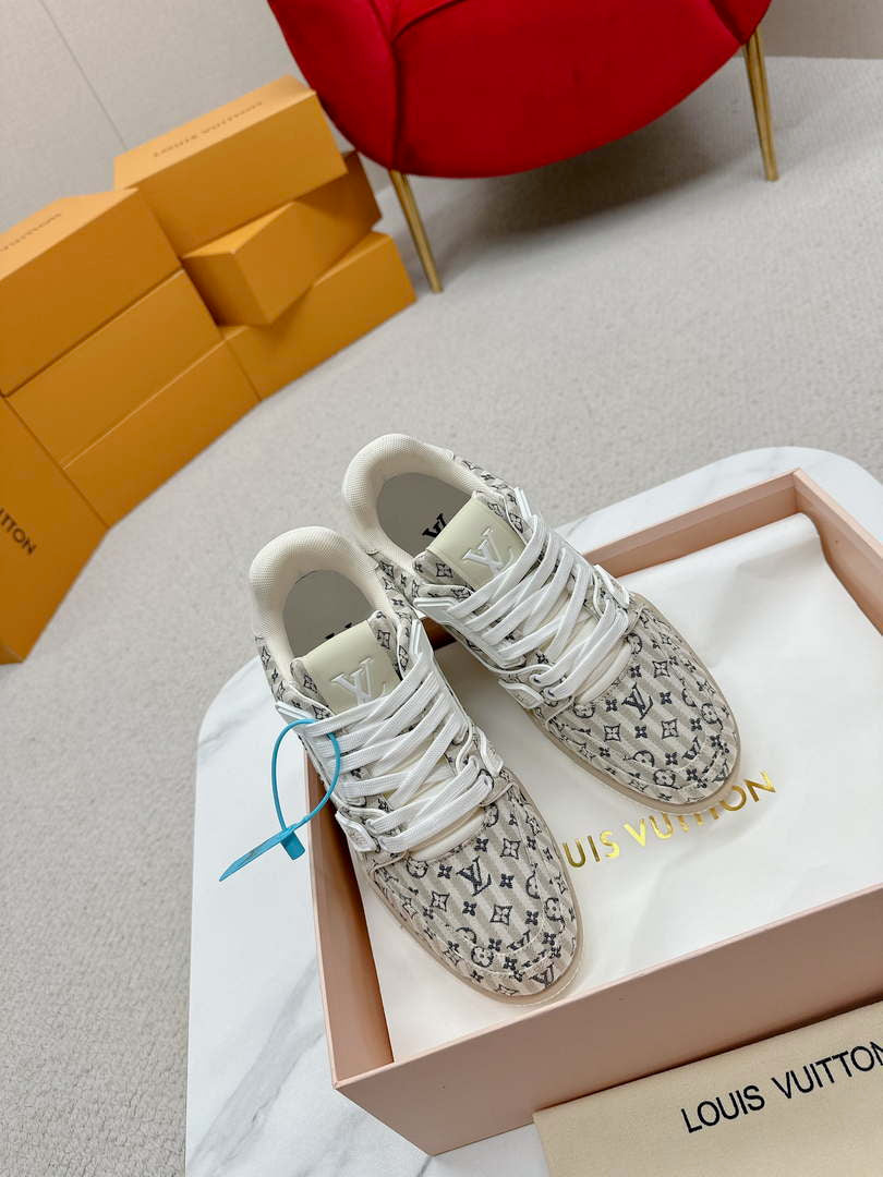 Louis Vuitton 1ABG0H Men Women's LV Trainer Sneaker L62475