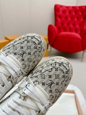 Louis Vuitton 1ABG0H Men Women's LV Trainer Sneaker L62475 - Fmale-Euro 35=US 4 - View 8