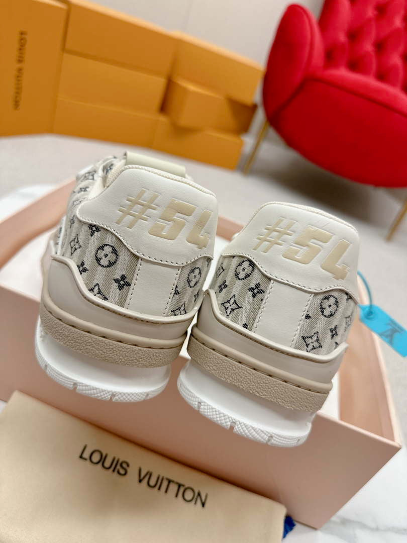 Louis Vuitton 1ABG0H Men Women's LV Trainer Sneaker L62475 - Fmale-Euro 35=US 4 - View 9