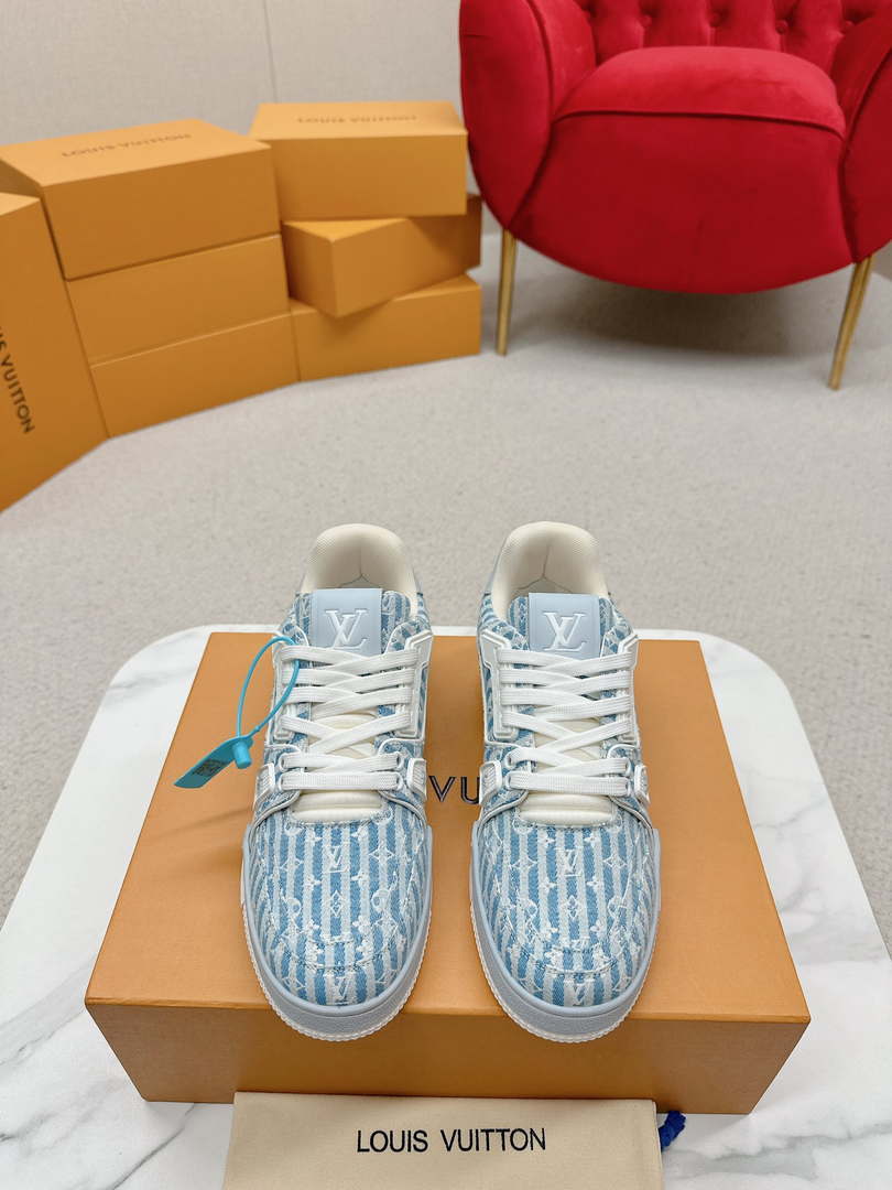 Louis Vuitton 1ABG0H Men Women's LV Trainer Sneaker L62476