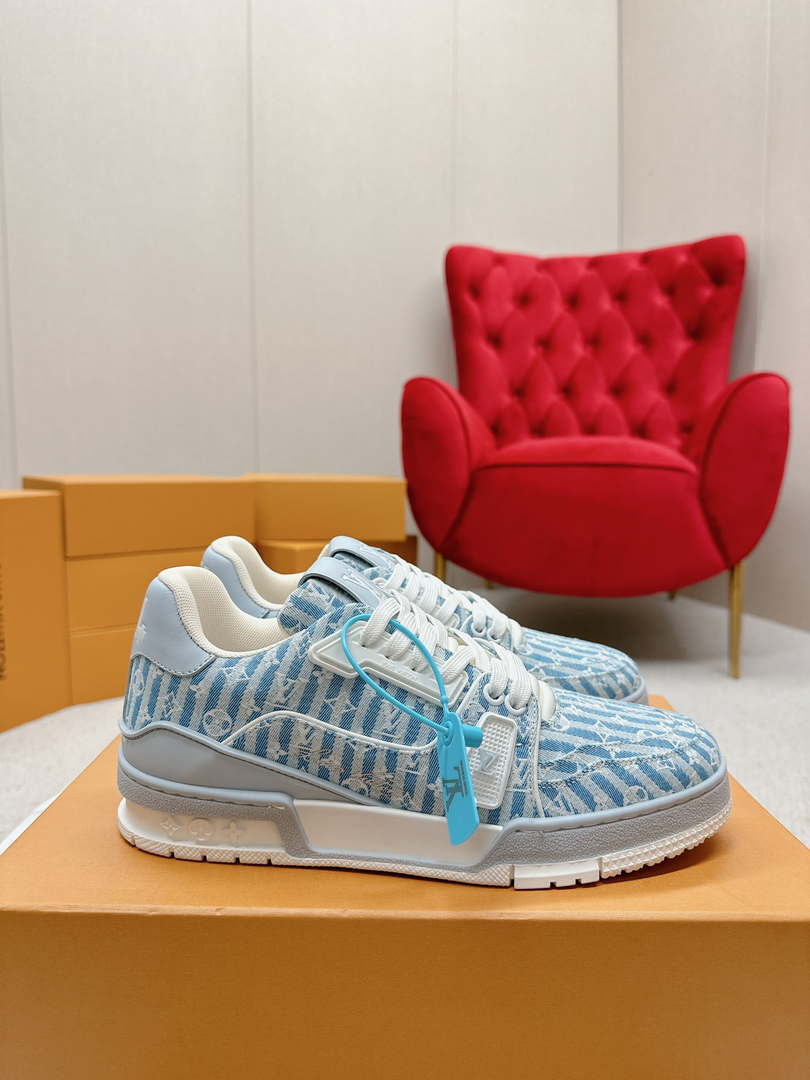 Louis Vuitton 1ABG0H Men Women's LV Trainer Sneaker L62476