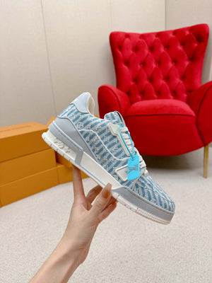 Louis Vuitton 1ABG0H Men Women's LV Trainer Sneaker L62476 - Fmale-Euro 35=US 4 - View 3