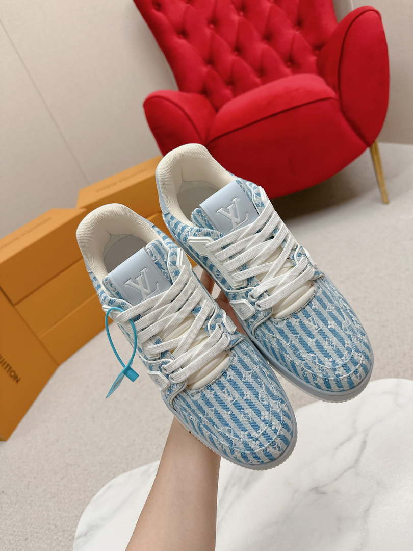 Louis Vuitton 1ABG0H Men Women's LV Trainer Sneaker L62476