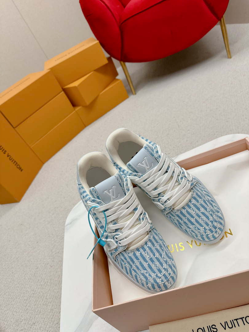 Louis Vuitton 1ABG0H Men Women's LV Trainer Sneaker L62476