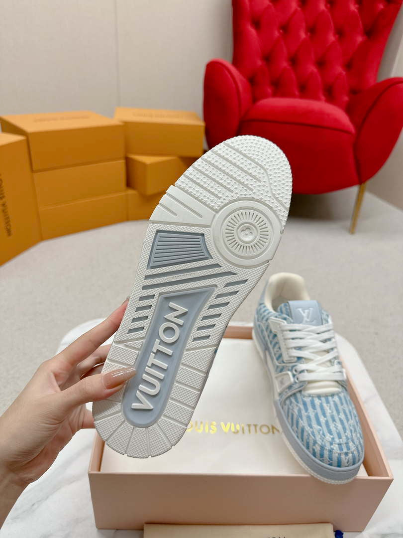 Louis Vuitton 1ABG0H Men Women's LV Trainer Sneaker L62476