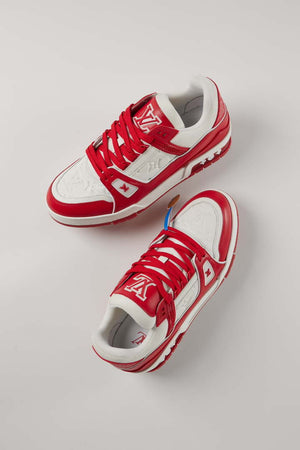 Louis Vuitton 1ABLUR Men Women's LV Trainer Sneaker L62466 - Fmale-Euro 35=US 4 - View 1