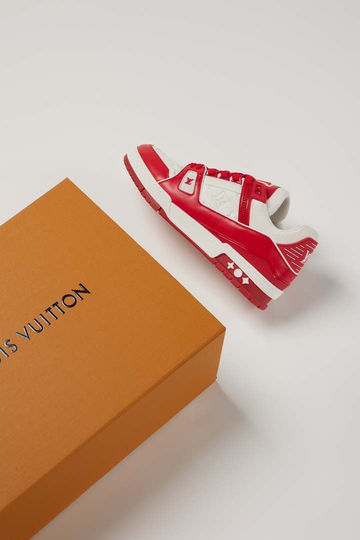 Louis Vuitton 1ABLUR Men Women's LV Trainer Sneaker L62466