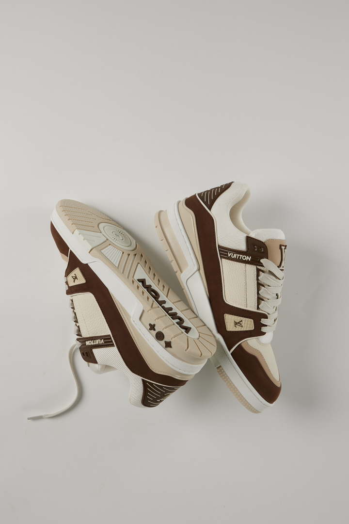 Louis Vuitton 1ABLUR Men Women's LV Trainer Sneaker L62467