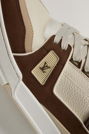 Louis Vuitton 1ABLUR Men Women's LV Trainer Sneaker L62467 - Fmale-Euro 35=US 4 - View 6
