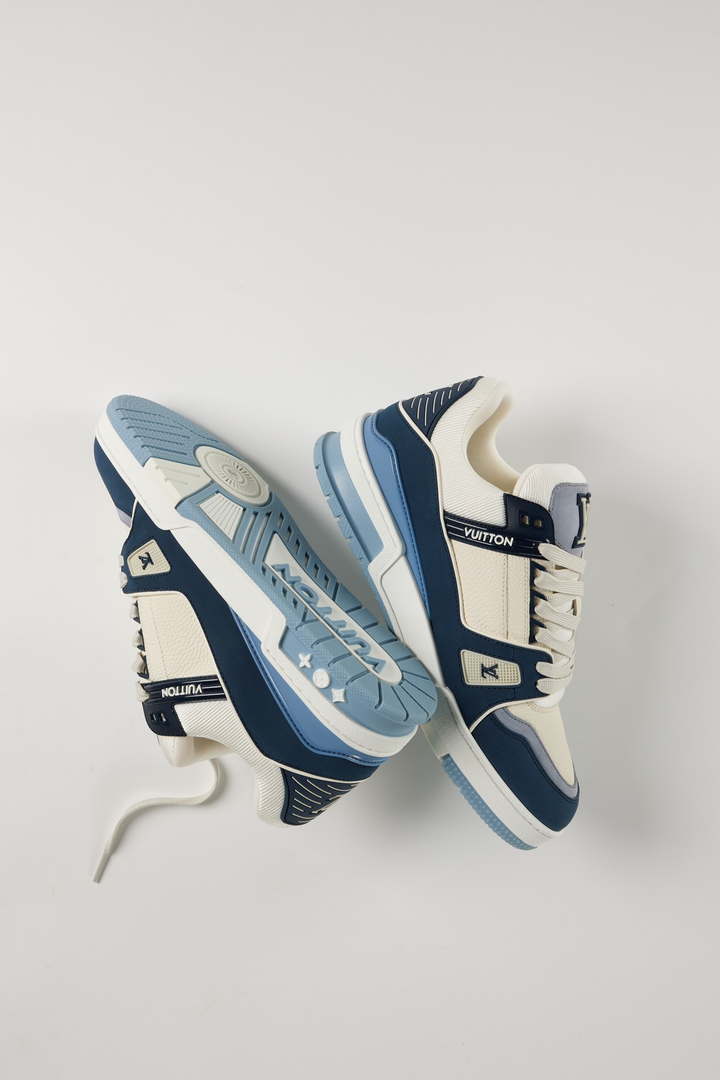 Louis Vuitton 1ABLUR Men Women's LV Trainer Sneaker L62468