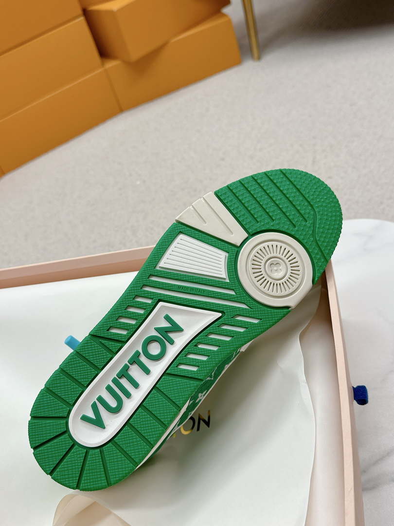 Louis Vuitton 1ABNJP Men Women's LV Trainer Sneaker L62479