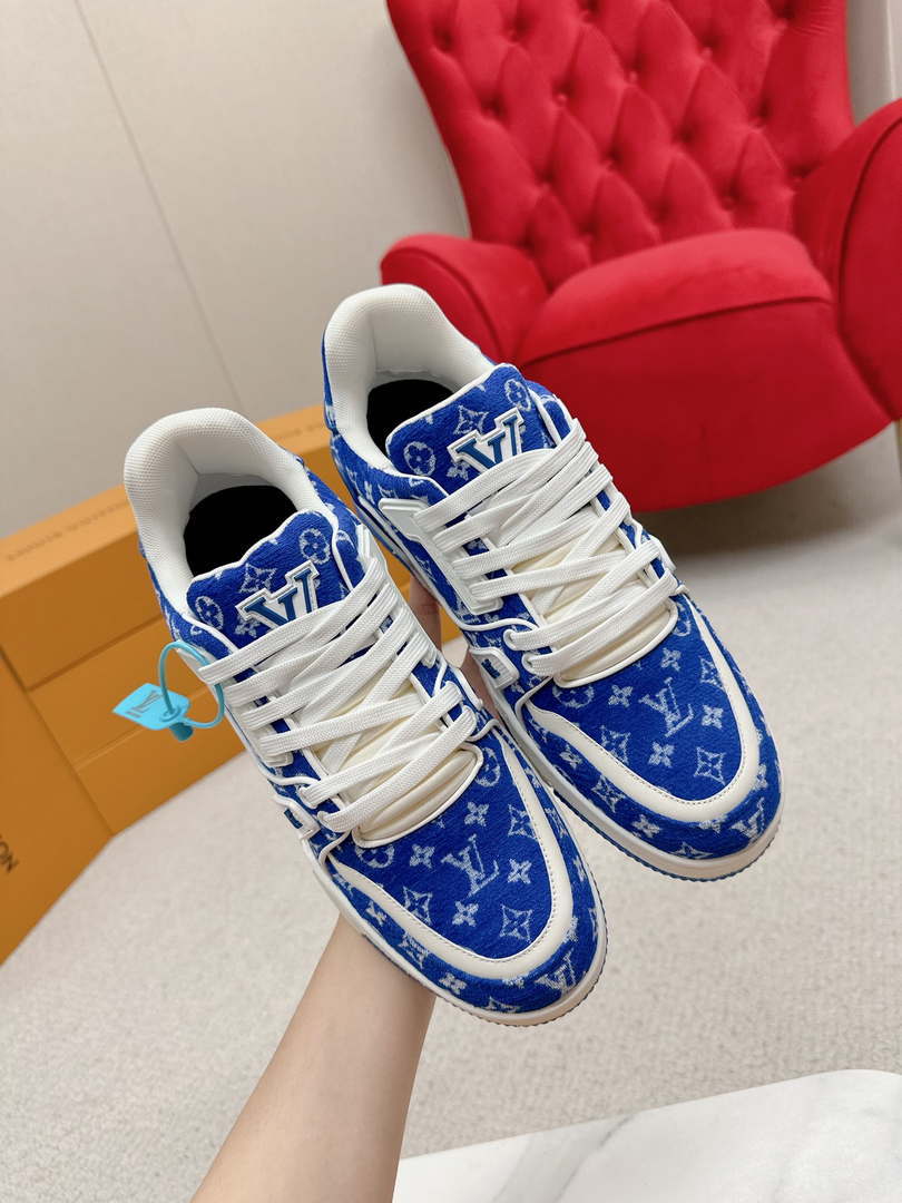 Louis Vuitton 1ABNJP Men Women's LV Trainer Sneaker L62481