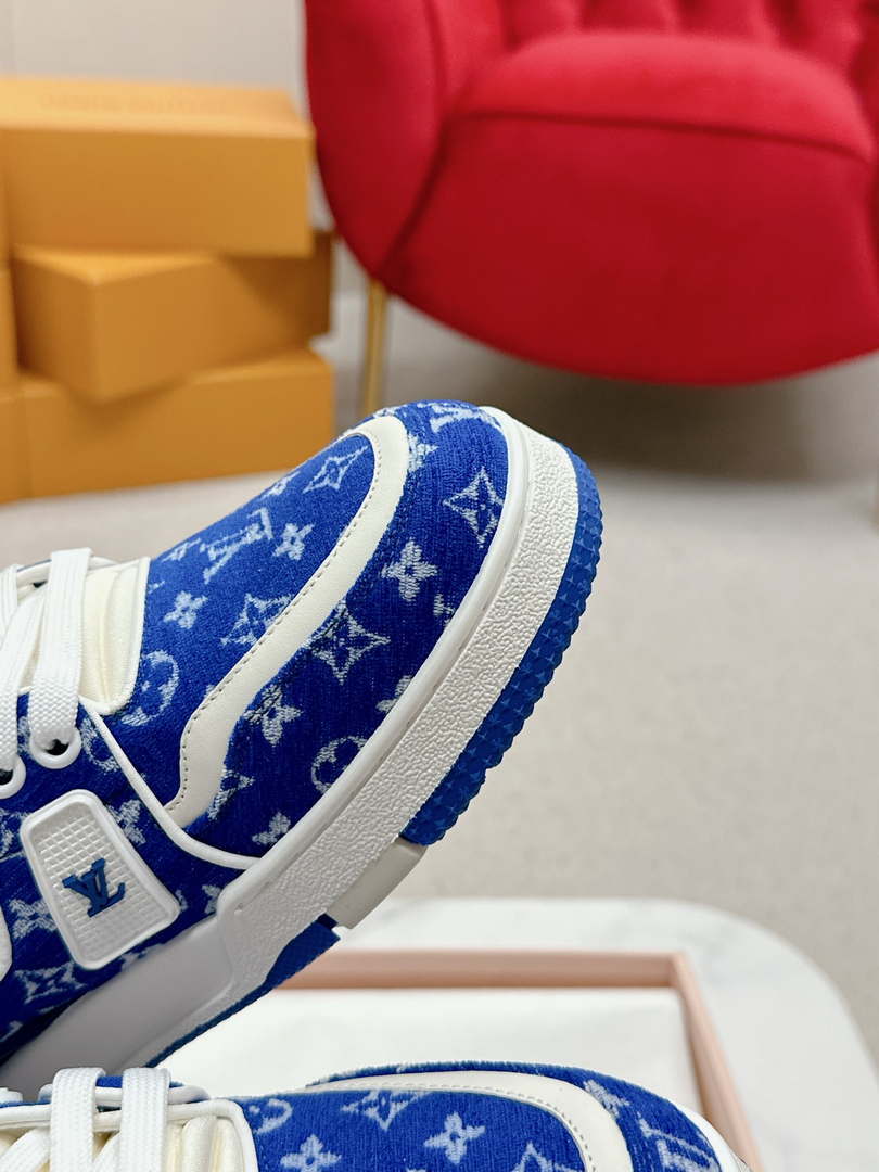 Louis Vuitton 1ABNJP Men Women's LV Trainer Sneaker L62481