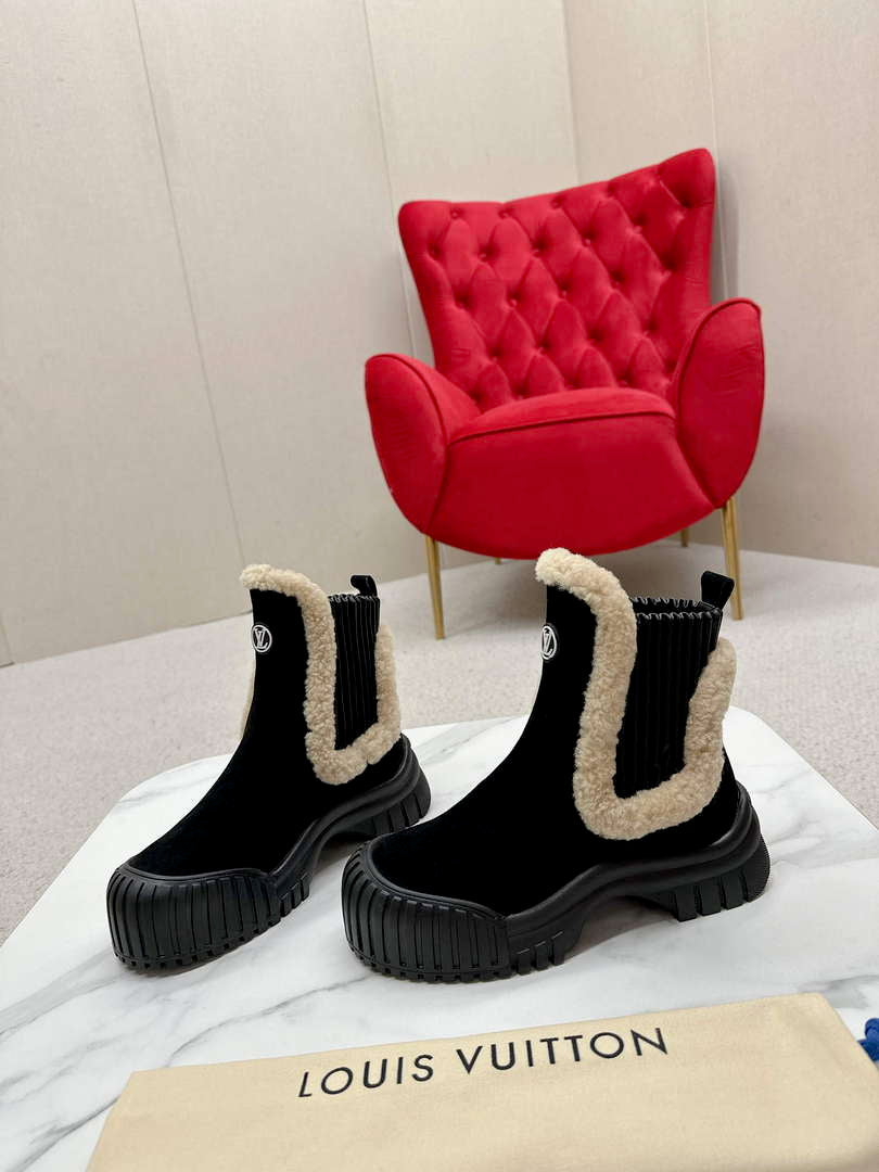 Louis Vuitton 1ABUI3 Women's Ruby Flat Ankle Boot L62362