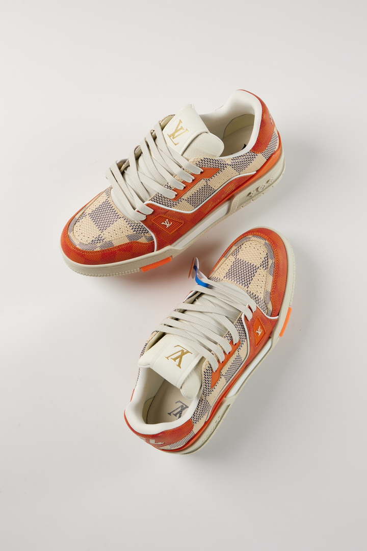 Louis Vuitton 1AC58D Men Women's LV Trainer Sneaker L62409