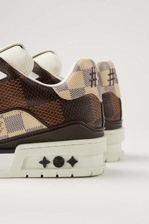 Louis Vuitton 1AC58D Men Women's LV Trainer Sneaker L62410 - Fmale-Euro 35=US 4 - View 9