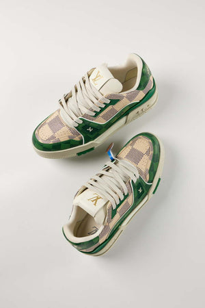 Louis Vuitton 1AC58D Men Women's LV Trainer Sneaker L62411 - Fmale-Euro 35=US 4 - View 1