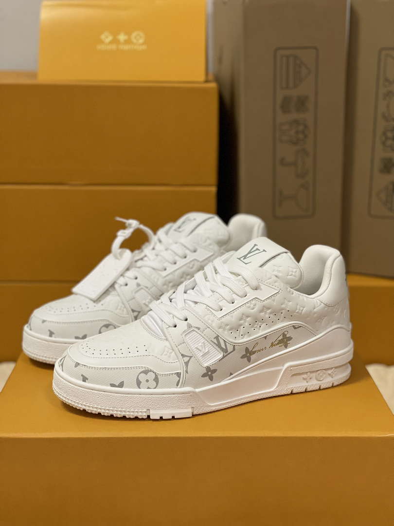 Louis Vuitton 1AC58D Women Men's  LV Trainer Sneaker M601028
