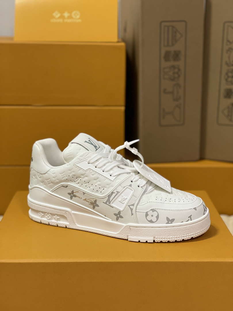 Louis Vuitton 1AC58D Women Men's  LV Trainer Sneaker M601028
