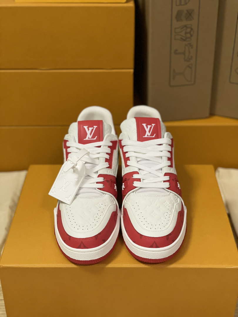 Louis Vuitton 1AC58D Women Men's  LV Trainer Sneaker M601029