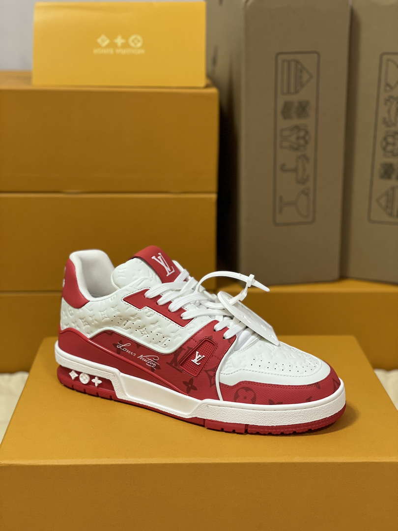 Louis Vuitton 1AC58D Women Men's  LV Trainer Sneaker M601029