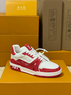 Louis Vuitton 1AC58D Women Men's  LV Trainer Sneaker M601029 - Fmale-35 - View 4