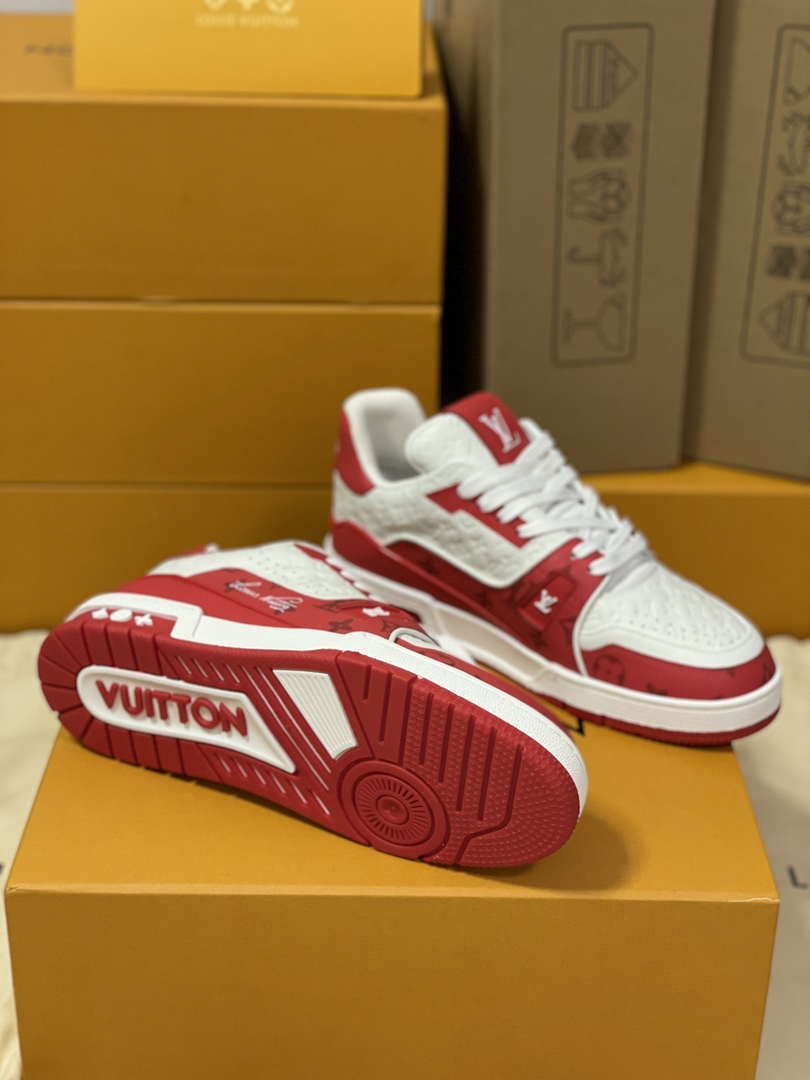 Louis Vuitton 1AC58D Women Men's  LV Trainer Sneaker M601029