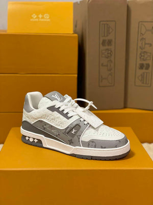 Louis Vuitton 1AC58D Women Men's  LV Trainer Sneaker M601030 - Fmale-35 - View 3