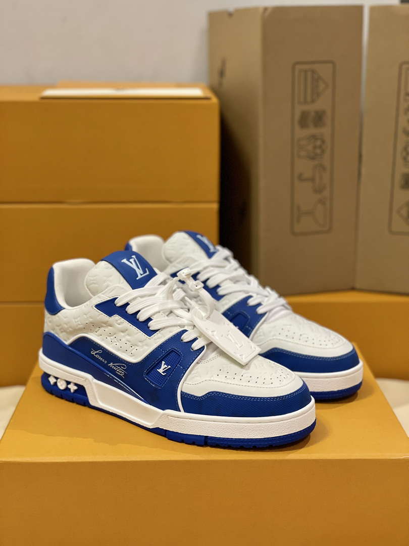 Louis Vuitton 1AC58D Women Men's  LV Trainer Sneaker M601031