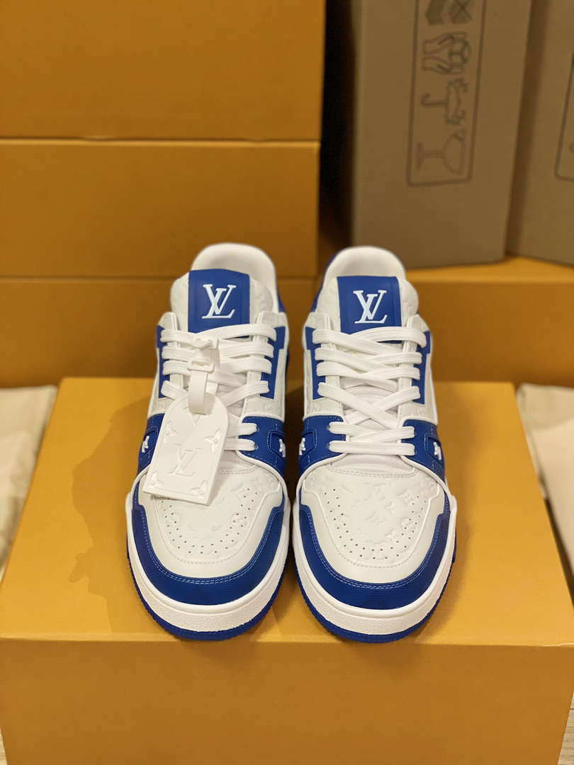 Louis Vuitton 1AC58D Women Men's  LV Trainer Sneaker M601031