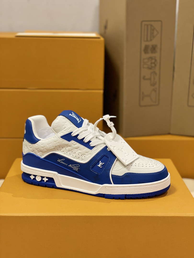 Louis Vuitton 1AC58D Women Men's  LV Trainer Sneaker M601031