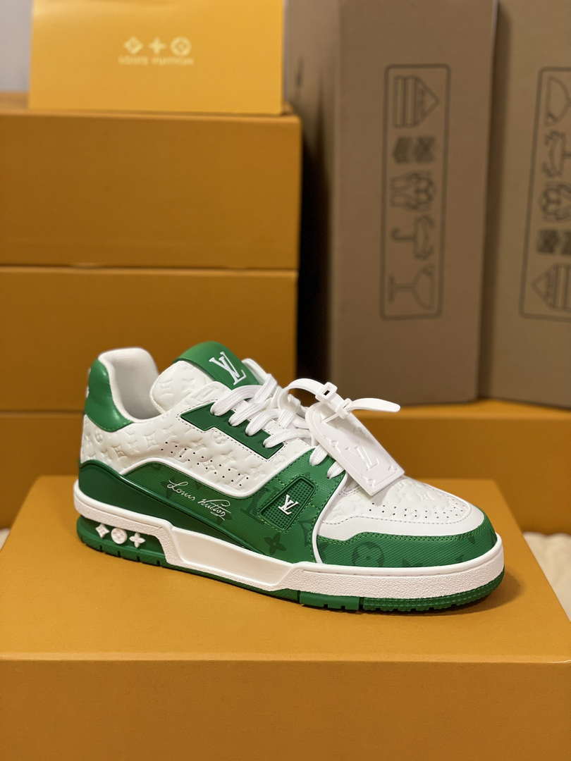 Louis Vuitton 1AC58D Women Men's  LV Trainer Sneaker M601032