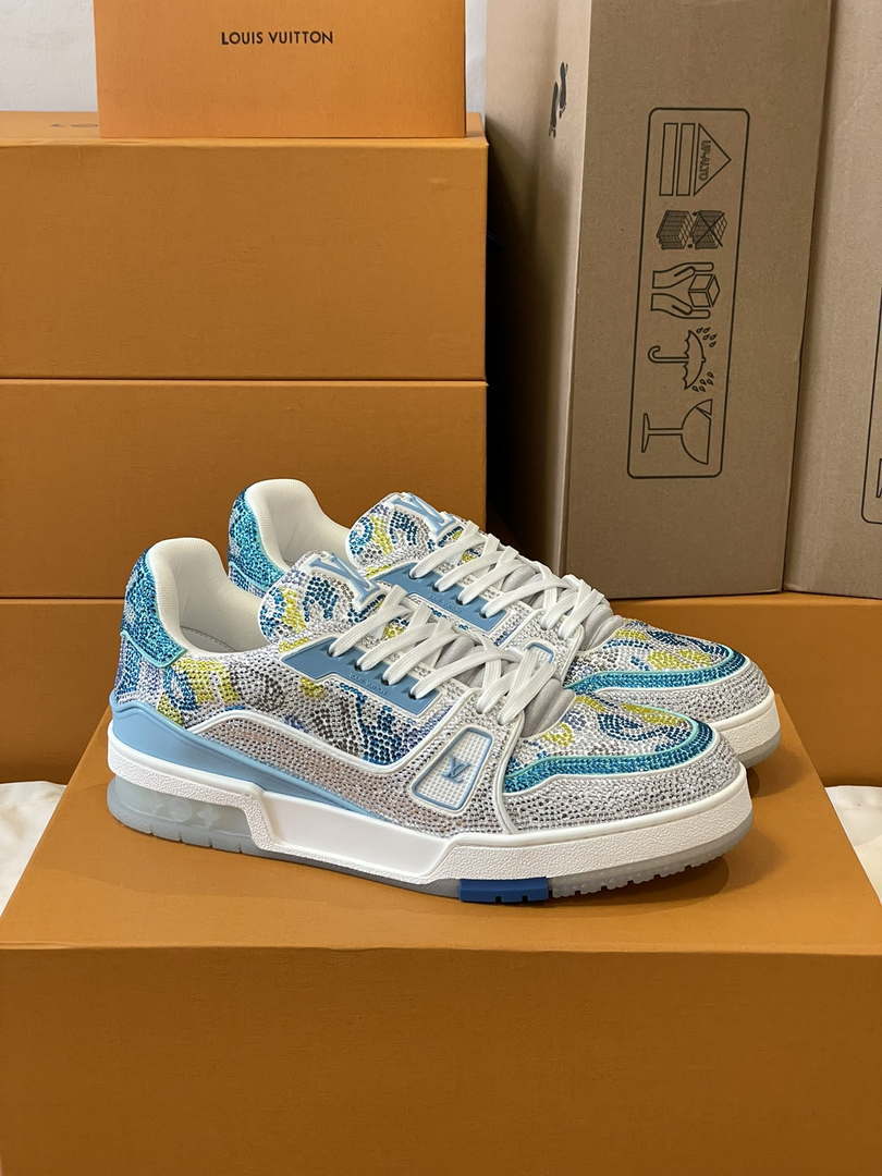 Louis Vuitton 1AC5AL Men Women's LV Trainer Sneaker L62388