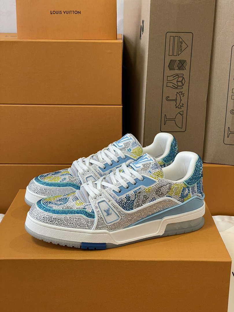 Louis Vuitton 1AC5AL Men Women's LV Trainer Sneaker L62388